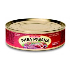 Риба рубана в т/с 240 гр/24шт/ящ в ж/б №3 "ТМ Даринка "